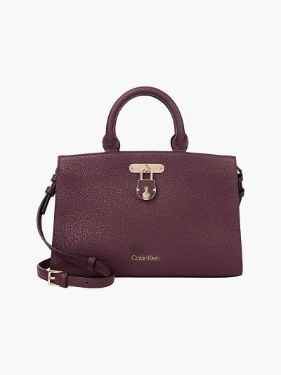 Calvin Klein Táskák & Kiegészítők HU473706 | Calvin Klein Lock Női Kézitáska Bordó